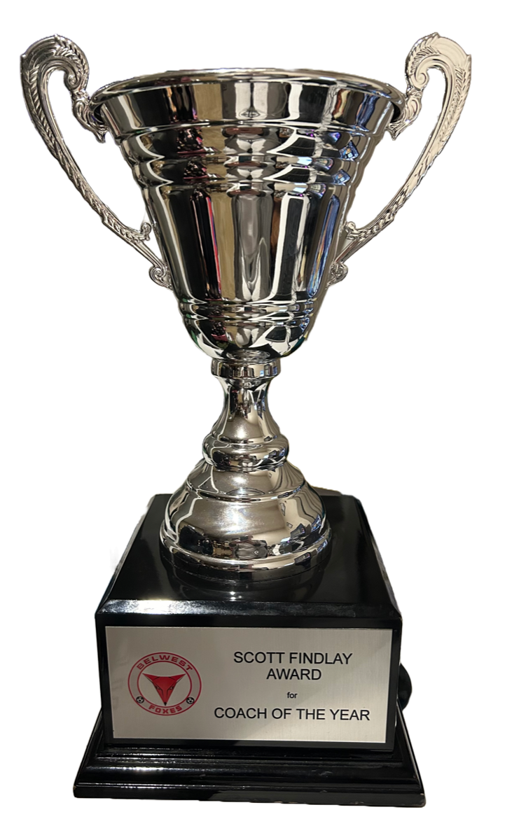 Scott Findlay Award for Coach of the Year trophy